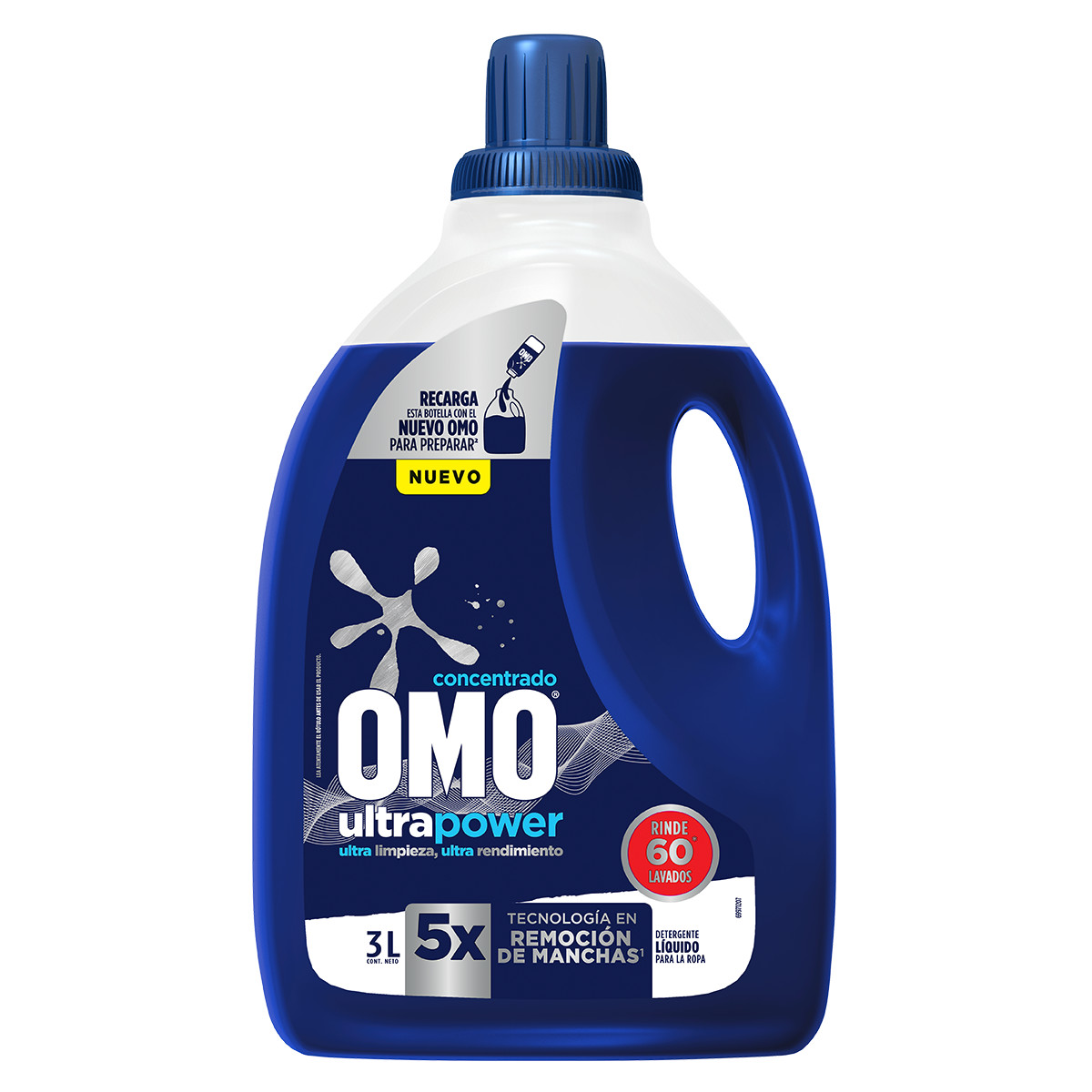 Detergente Líquido Omo Botella 3L